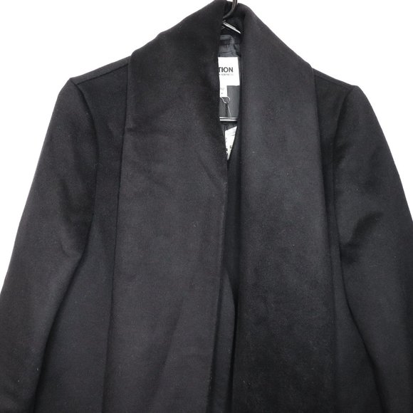 Wool-Blend Button Front Scarf Coat NWT Express - Picture 2 of 7